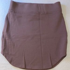 S Tan Mini Skirt
